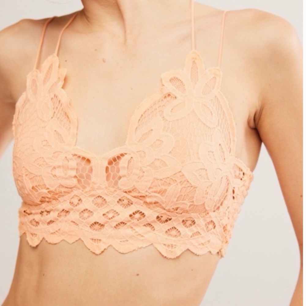 Free People One Adella Bralette in Electric Nectar Retail $38 NWT